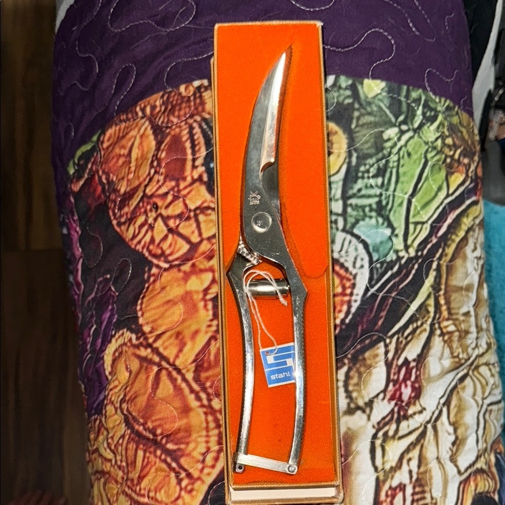Stahl Stainless Steel German Fruit/Poultry Sheers/Scissors with Original Box